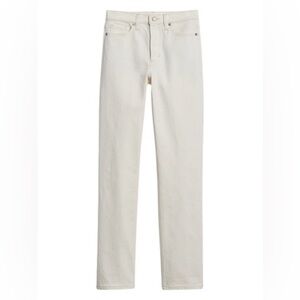 Banana Republic High Rise Straight Leg Slim Fit Jeans White Size 26